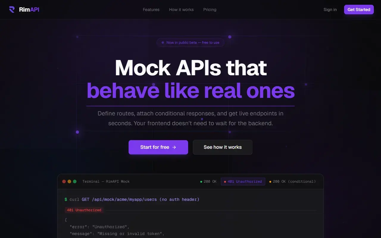 RimAPI screenshot